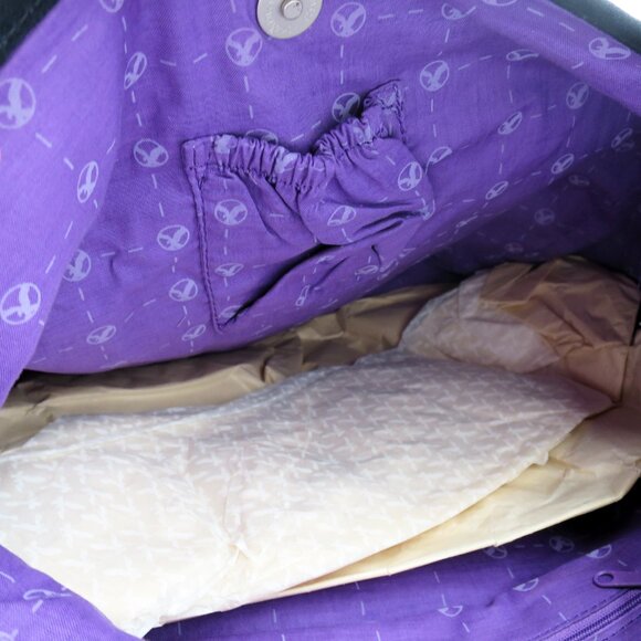 NWT American Eagle AE Campus Messenger Bag Y2K Black Canvas Saddle Style - Picture 11 of 12